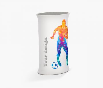 Promotiontheke Textil - oval | Window2Print