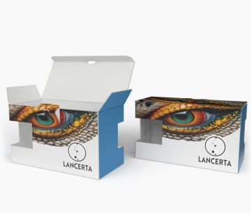 Geschenkbox mit zwei Sichtfenstern | Window2Print