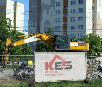 Netz Bauzaunbanner (Mesh) 340 x 175 cm