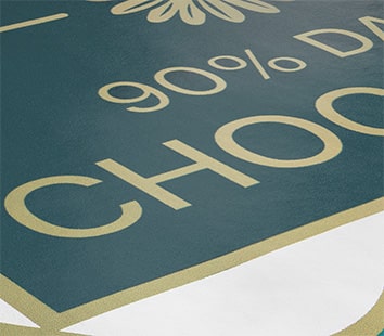 Laminierung Matt auf selbstklebenden Etiketten