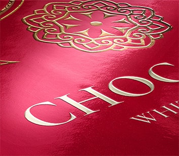 Selbstklebende Etiketten mit partiellem 3D-Max-Lack 